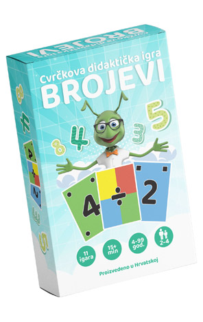 Cvrčkova didaktička igra: Brojevi