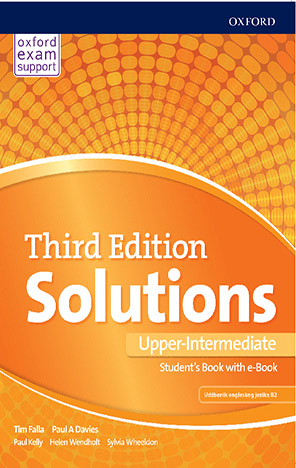 Solutions Third Edition Upper Intermediate Student's book