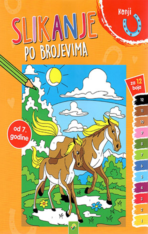 Slikanje po brojevima: Konji