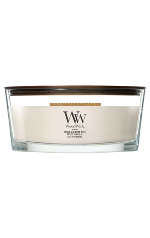 Svijeća elipse Tonka & Almond milk Woodwick