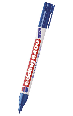 Marker za CD/DVD 0,5-1mm 8400 Edding plavi