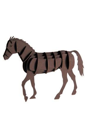 Model od papira 3D Konj