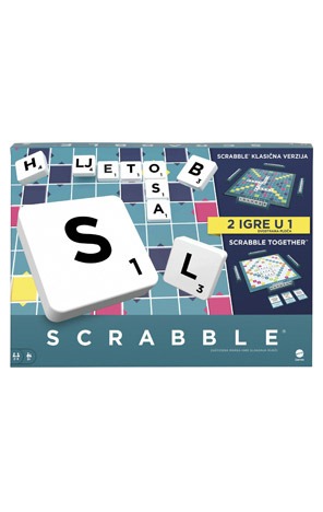 Društvena igra Scrabble Original 2u1