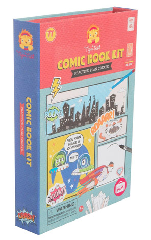 Set kreativni Comic Book Kit Tiger Tribe
