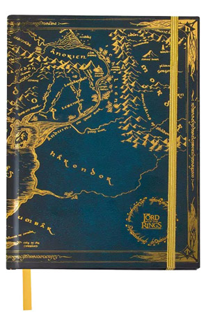 Notes The Lord of the rings - Middle Earth map
