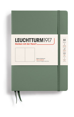 Notes A5 čisti tvrdi uvez Leuchtturm 1917 Olive